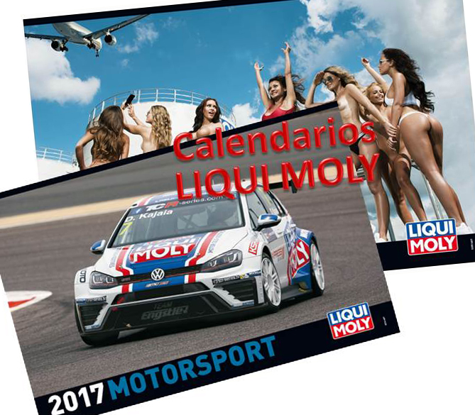 Calendario LIQUI MOLY 2017!  De Motor o Ertico, dos pasiones a elegir ya disponibles en Liqui Moly Madrid Store!