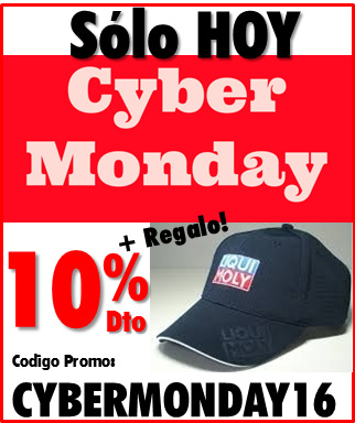 Slo HOY Cybermonday en Liqui Moly Madrid Store: 10%Dto. + gorra oficial LIQUI MOLY