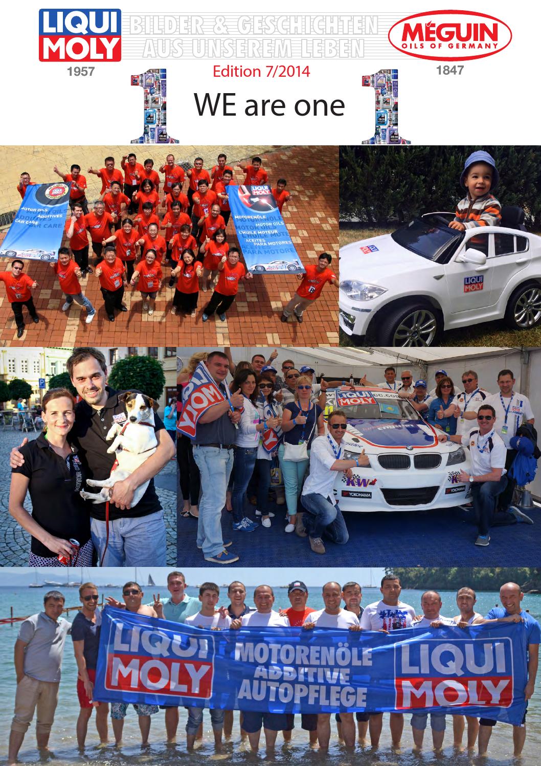 Nueva edicin del Magazine LIQUI MOLY Julio 2014: we are ONE!