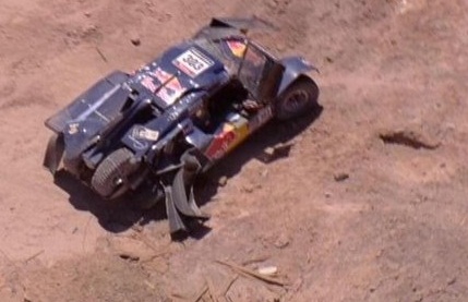 Carlos Sainz abandona el Dakar por un accidente en la dcima etapa